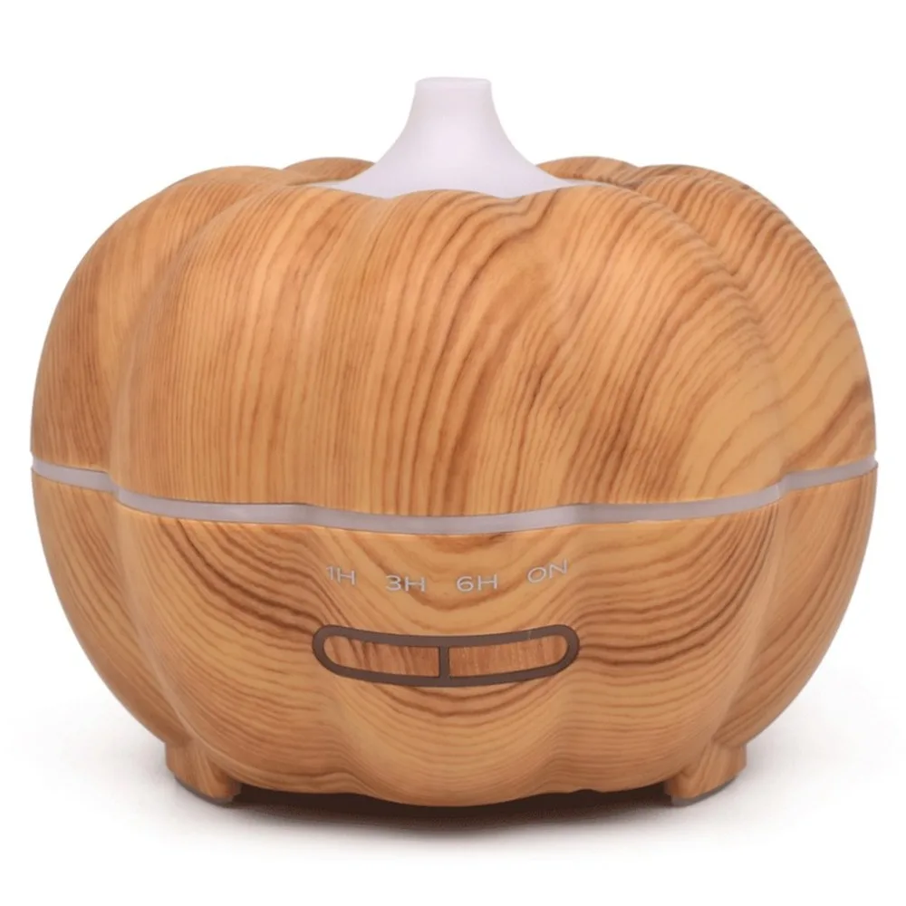 

350ML Pumpkin Shape Ultrasonic Electric Air Purifier Humidifier Essential Oil Diffuser Air Humidifier With Aroma Lamp