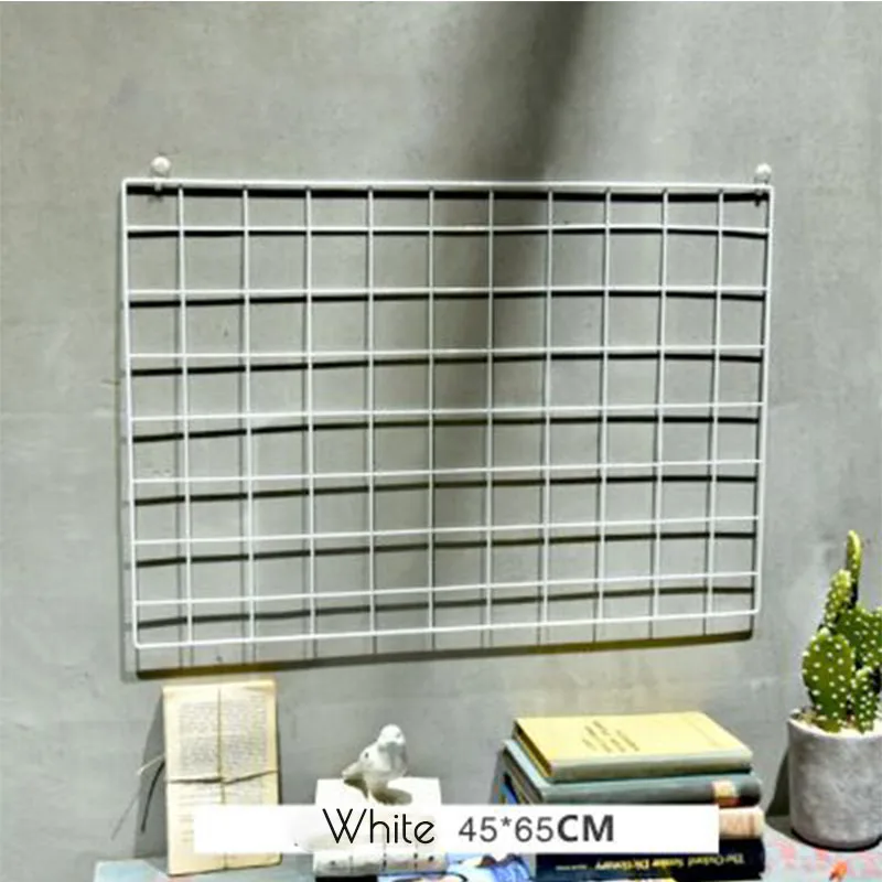 Buy Hot sale Iron mesh grid photo wall iron frame clip