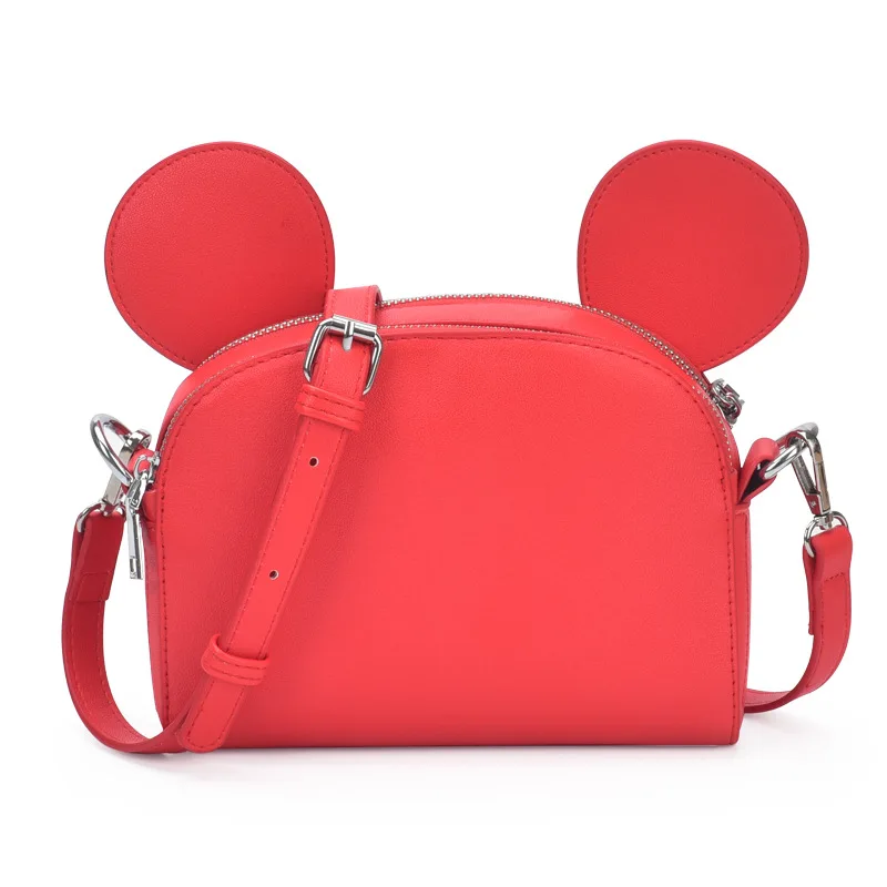 

PU Leather Handbag Women Shoulder Bags cute Mickey Tote Bag Female cartoon Crossbody Bag handbags