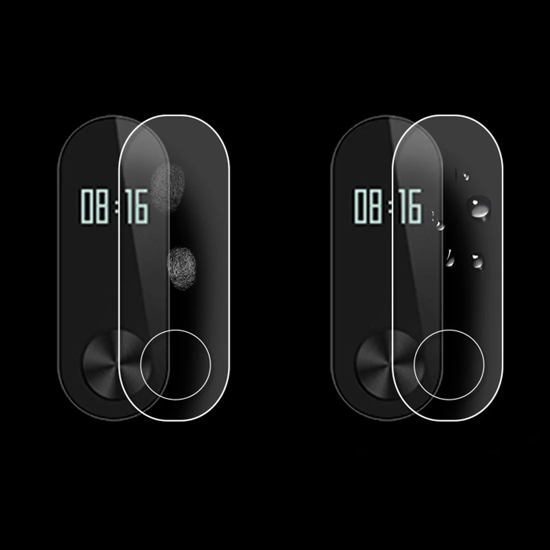 Centechia 2Pcs/Lot For Xiaomi Mi Band 2 Band2 Screen Protector HD Ultra Thin Anti-scratch Protective Film Guard asling ultra thin protective film for xiaomi mi 6x