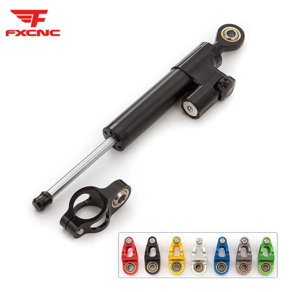 

CNC Aluminum Motorcycle Steering Damper Stabilizer Linear Reversed For Universale Kawasaki Yamaha Ducati Honda Suzuki Aprilia