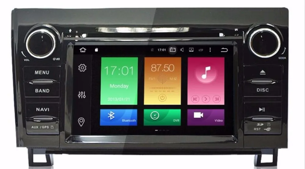 Top Eight Core Android 8.0 Car Radio GPS Navigation Central Multimedia for Toyota Sequoia Tundra 2007 2008 2009 2010 2011 2012 2013 1