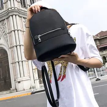 

Sell at a loss! Simple Style Women PU Leather Backpacks Travel Rucksack Bookbagss School Bag Crossbody For Teenagers Girls