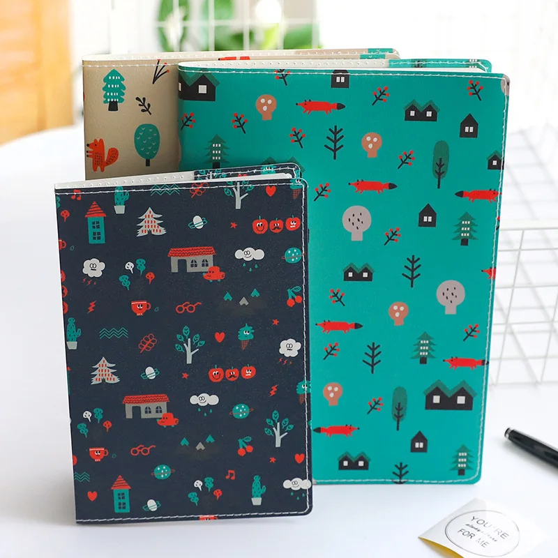 

B5 Waterproof Hard Cover Binder Korean Stationery Travelers Notebook Note Books Kawaii Journal Personal Binder Planner Leather