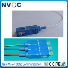 50 шт./лот, SM, G657A1, Simplex, 0,9 мм, 1,5 м, ПВХ куртка, белая, SC/UPC Волоконно-оптическая косичка, SC UPC волоконная перемычка