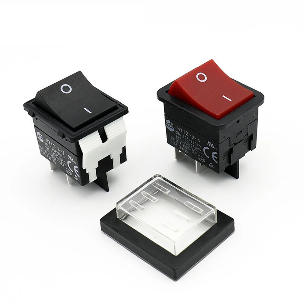 kedu pinos interruptor de balancim prova dwaterproof agua em fora interruptores botao pressao equipamento eletrico maquina ferramenta 03