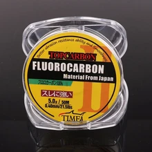 Wholesale line Promotion price High Quality Transparent Coating Carbon Fishing Lines Fluorocarbon 50m fishing lines promotion screen printing uv exposure unit t shirt stencil ink jets diy with wholesale price and imported quality