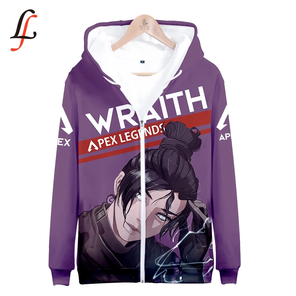 Apex 3D K Pop Hooded Sweatshirt Men Long Sleeve Loose Casual Warm Hoodies Sweatshirts Oversize Jumper Tracksuits