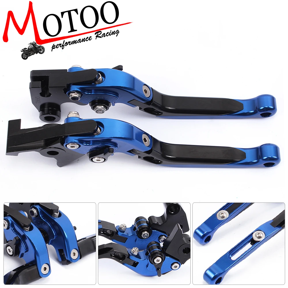 

F-14/T-955 Adjustable CNC 3D Extendable Folding Brake Clutch Levers For TRIUMPH DAYTONA 955i 1997-2003 SPEED FOUR 2003-2004