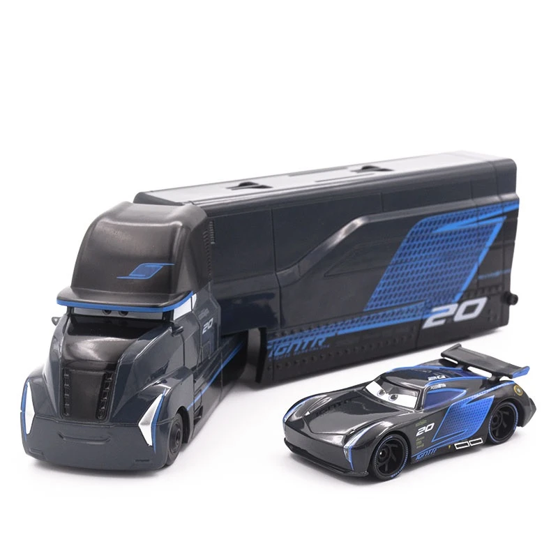 Ga trouwen Gedeeltelijk Lokken Disney Pixar Cars 3 Jackson Storm Hauler Jackson Storm alloy Toy Car model  truck for children gift 1:55 brand toys NEW in stock|Diecasts & Toy Vehicles|  - AliExpress