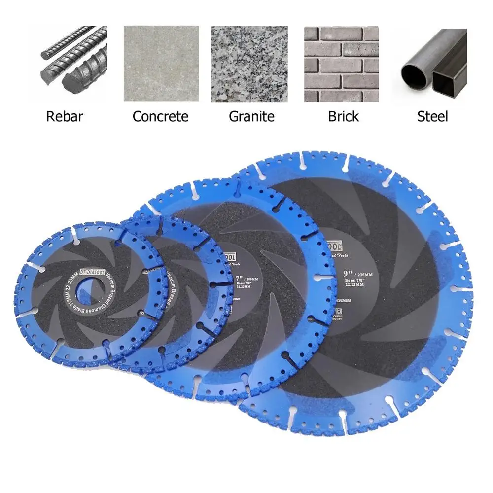 DT-DIATOOL 1 шт. вакуумная пайка Алмазная пилка для демонтажа режущий диск многоцелевой спасательный шлифовальный круг для твердый камень