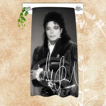 

H-P200 Custom Big Size 140cmx70cm Cotton Bath Towel Michael Jackson #16 Shower Towel For your family SQ00722-@H0200