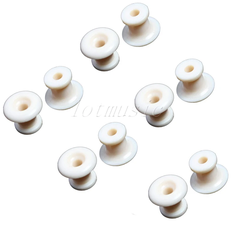 10Pcs Plastic Button Strap Lock Mount for Guitar Replacementin Guitar