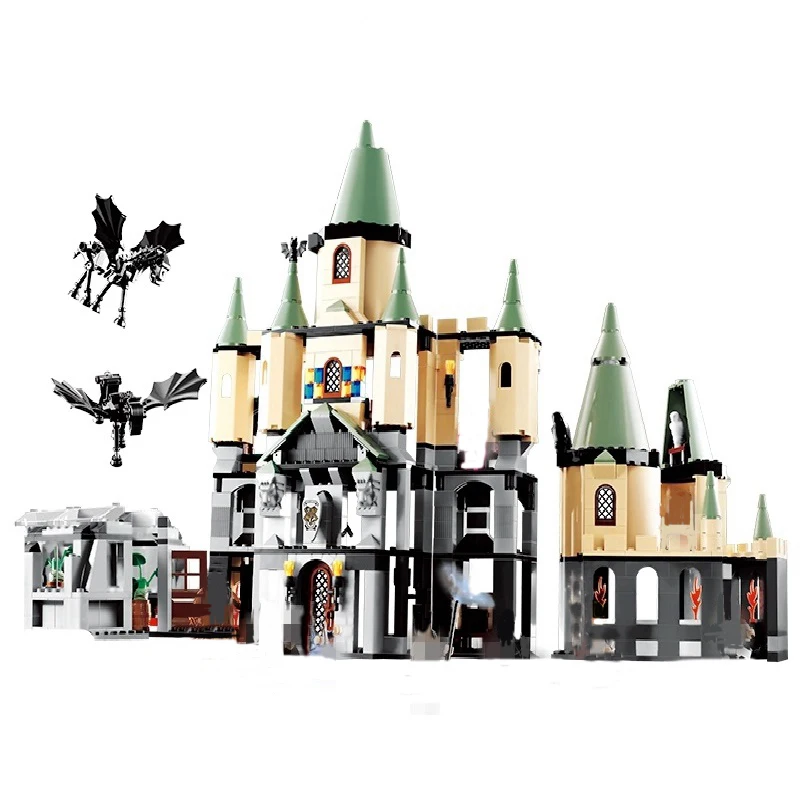Harri Hogwar Castle Movie Series Совместимость 5378 строительные блоки кирпичи игрушки
