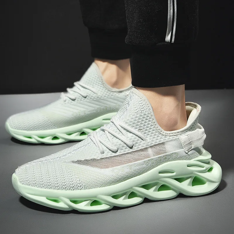 FAN PAO официальный оригинал Yeezys Air 350 Boost V2 весенние лезвия Мужские дышащие Туфли