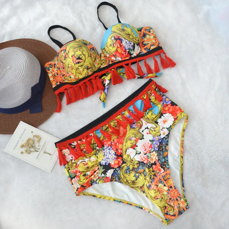 pom pom bathing suit