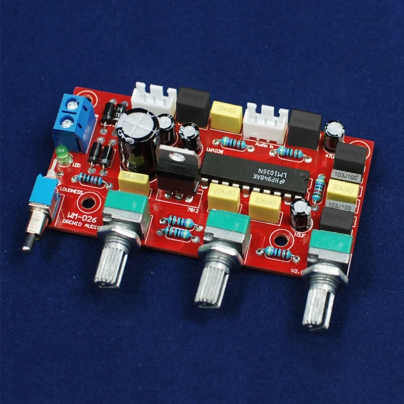 

LM1036 HIFI Preamp Tone Board Bass Treble Volume Control Pre-amplifier Board Kit