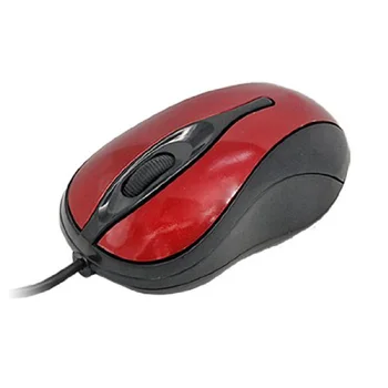 

5* Laptop Notebook Mini Red Black 3D Optical USB Mouse
