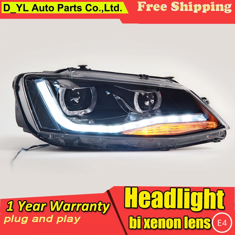 D_YL Car Styling For VW Jetta headlights 12 16 Jetta led headlight GIT