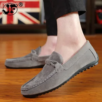 

Fashion Summer Style Soft Moccasins Men Loafers High Quality Genuine Leather Shoes Men Flats Gommino Driving Shoes