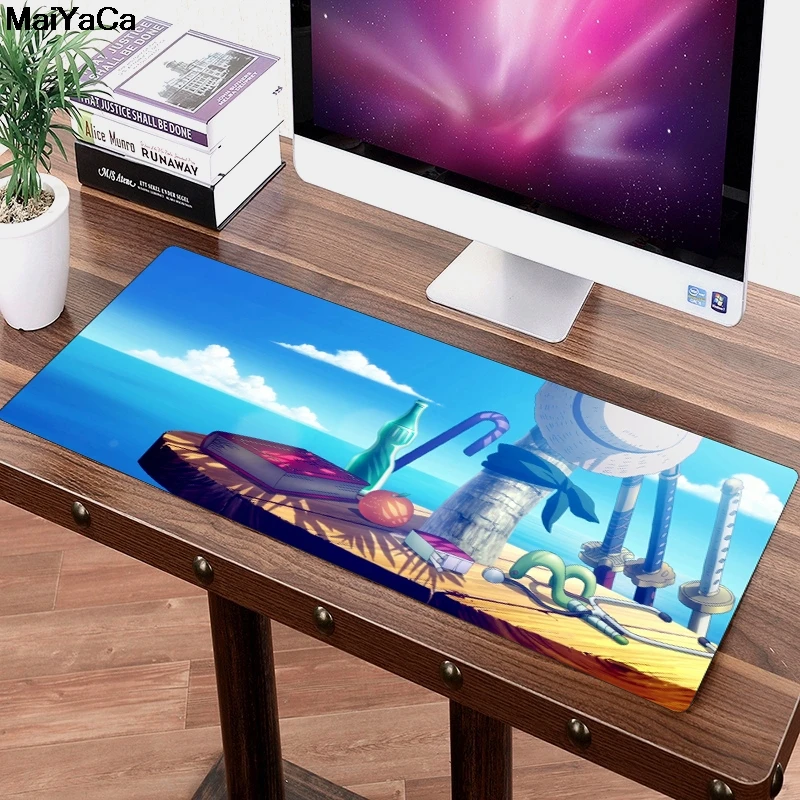 MaiYaCa 70x30 см цельный супер Коврик для мыши Коврик для игр мягкий натуральный резиновый игровой коврик для мыши стол игровой коврик подушка Луффи