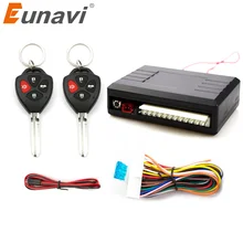 Eunavi Universele Auto Centrale Kit Lock UnlocK Keyless Entry Systeem Centrale Vergrendeling LED Geven Kofferbak Release knop
