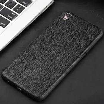 

Leather lychee all-inclusive mobile phone case for OPPO R9 PLUS all-inclusive mobile phone shatter-resistant shell custom