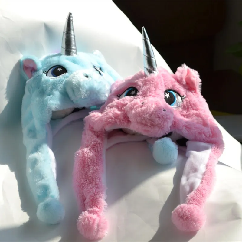 

Unicorn Cartoon Hat Animal Horse Shape Hat Child Winter Warmth Funny Hat Christmas gifts for kids