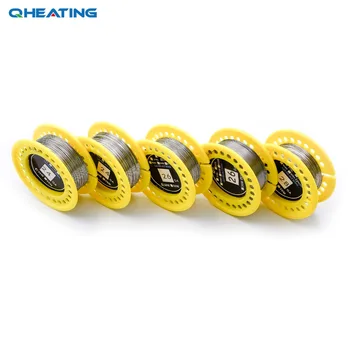 

Qheating 316L 22GA 30m/roll RDA Heating Wires DIY Vaporizer for Electronic Cigarette