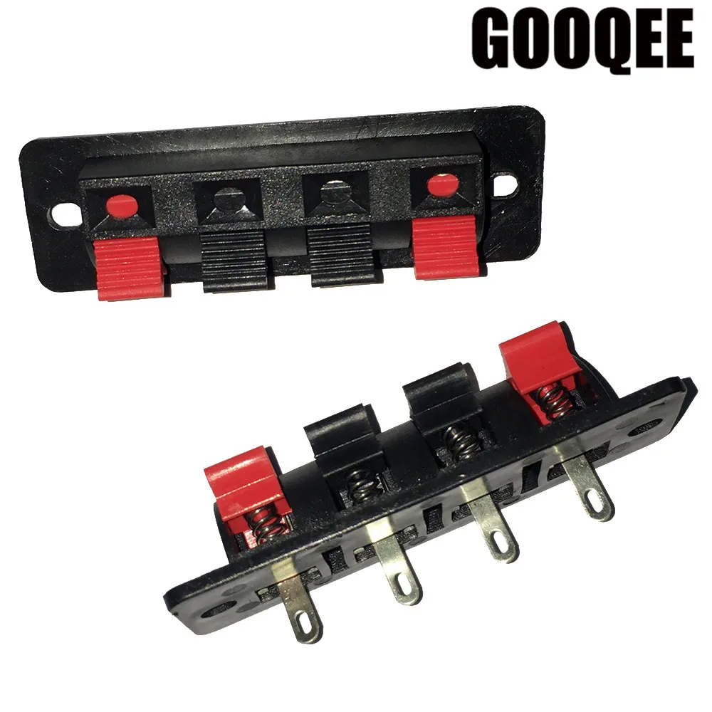 

5pcs/lots IMC Hot Single Row 4 Pin 4 Position Speaker Terminal Board Connectors