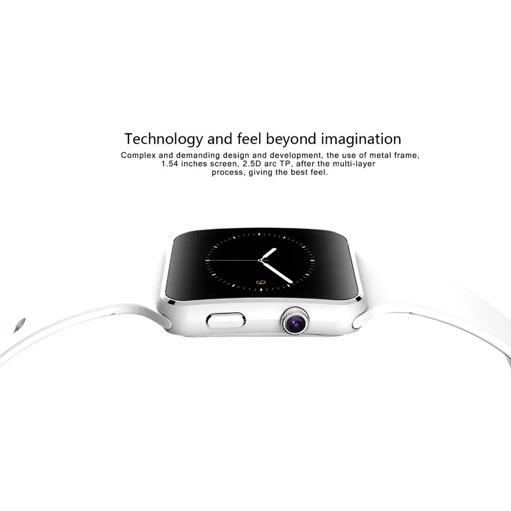Bluetooth Смарт часы X6 Спорт Шагомер Smartwatch с камерой поддержка sim-карты Whatsapp Facebook для телефона Android