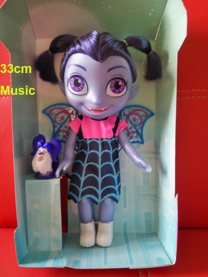 33 см с светильник и музыкальным фильмом Junior Vampirina куклы игрушки вамп Девушка с собакой фигурка игрушки