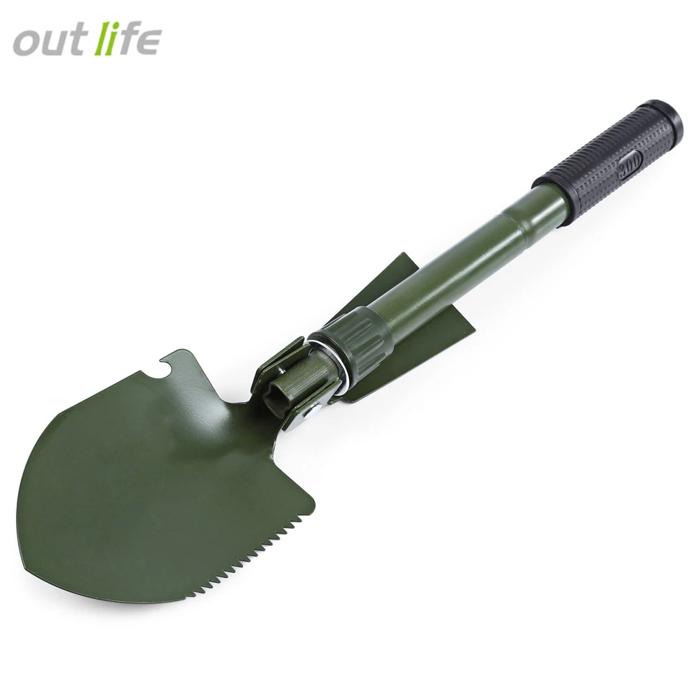 

Outlife Multi-function Military Portable Trowel Diddle Spade Shovel with Carrying Pouch