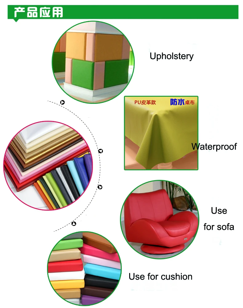 50x140cm Big Lychee Pu Leather Faux embossed leather Faux Leather Fabric for Sewing artificial synt