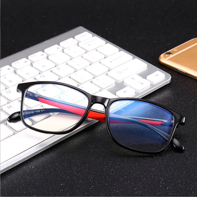 Mincl/TR90 square Blue Light Blocking Glasses fashion comfortable