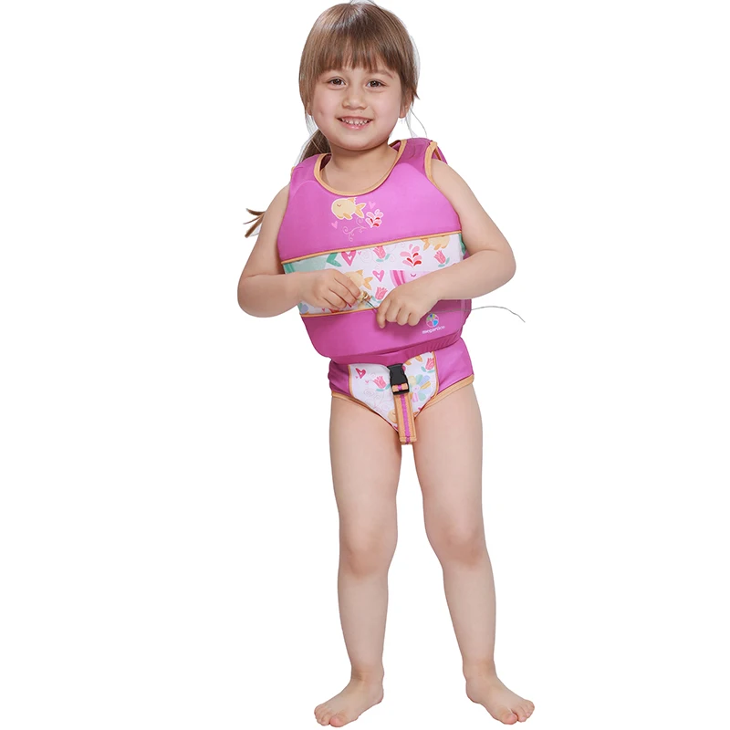 Megartico спасательный жилет, куртка детский фиолетовый комплект из 2 предметов, жилет для плавания и купальный костюм для девочек