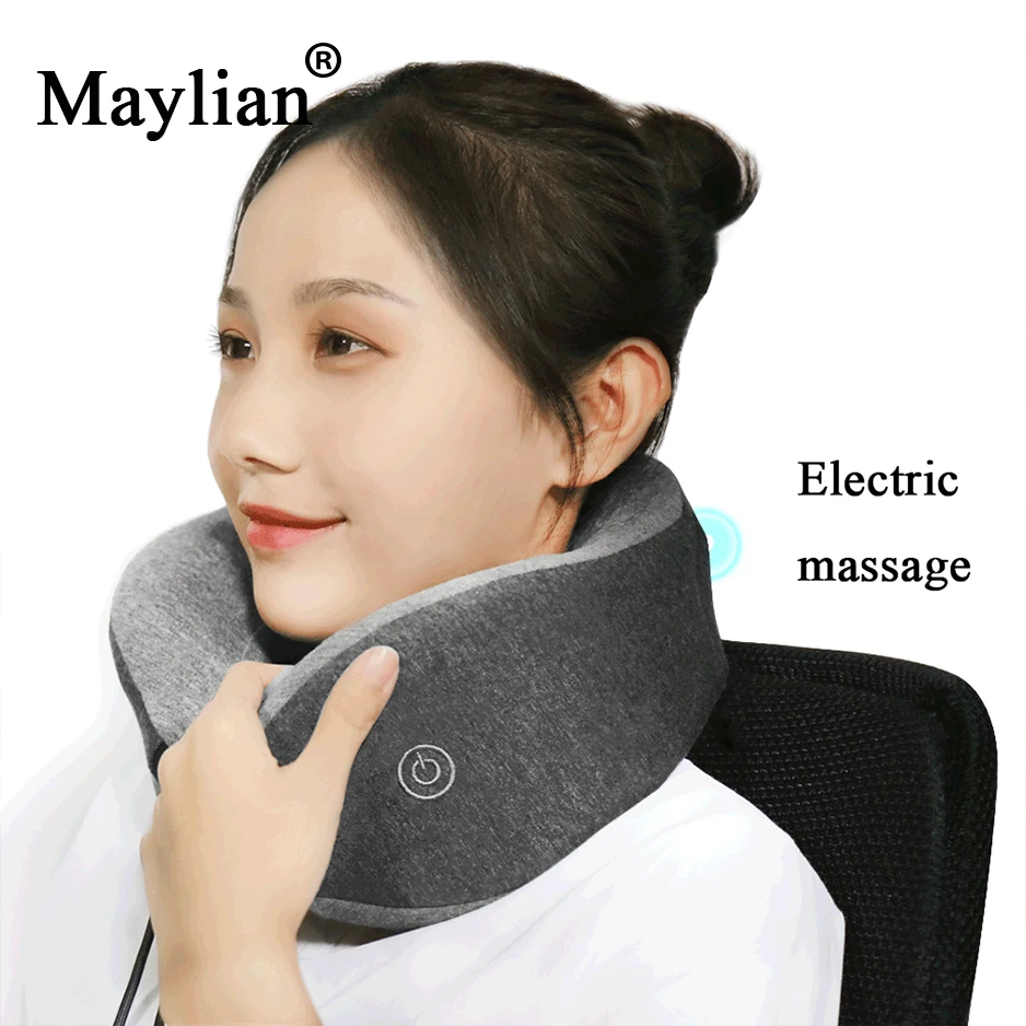 Buy Newest Xiaomi Mijia Lf Neck Massage Pillow Neck Relax Muscle Therapy 