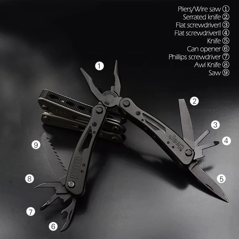 جودة عالية بقاء multifunction طيات الفولاذ التنغستن سبائك الجيب أدوات متعددة سكين التخييم كيت جودة عالية بقاء multifunction طيات الفولاذ التنغستن سبائك الجيب أدوات متعددة سكين التخييم كيت