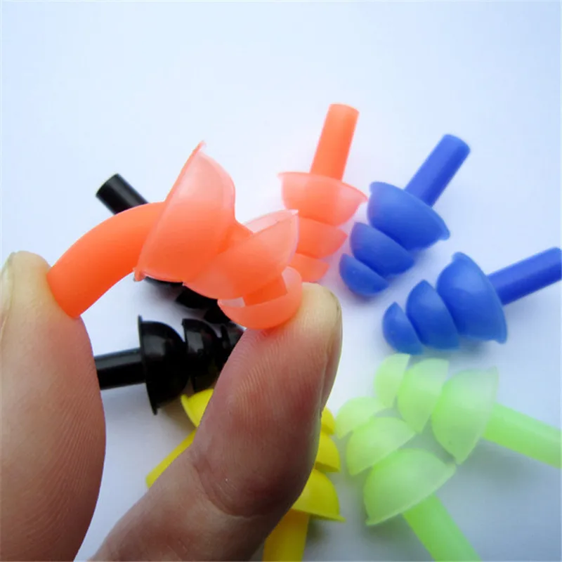 Soft waterproof Silicone Swimming nose clip earplugs set Surf diving swimming pool accessories for adults Sports ear plug water