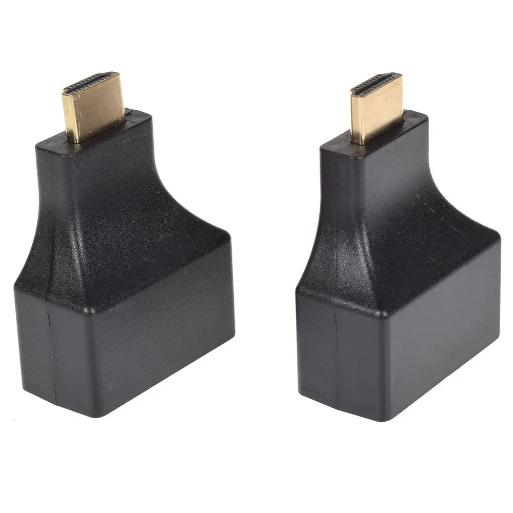 1 пара HDMI двойной RJ45 CAT5E CAT6 UTP LAN Ethernet удлинитель Ретранслятор адаптер 1080P для HDTV HDPC