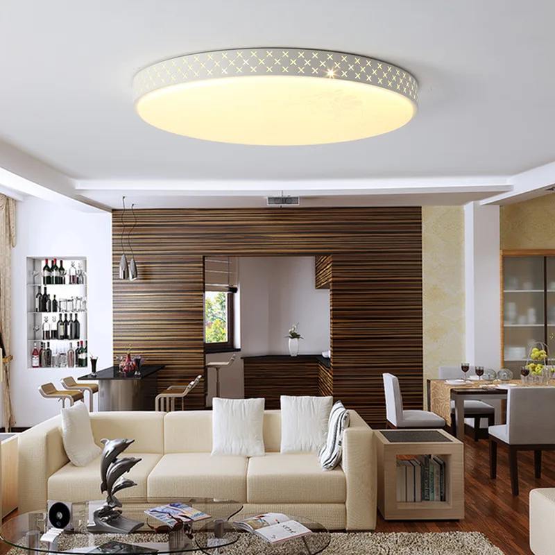 

Modern RGB Ceiling Light LED Lamp Panel Round Hall Surface Mount Flush Remote Control Living Room Bedroom Lighting Fixture