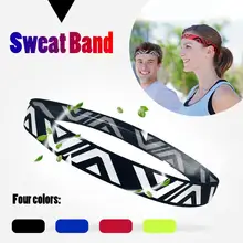 Йога волос Ободки дышащая поглощения пота противоскользящие удобная спортивная Hairbands выдалбливают пот руководитель группы