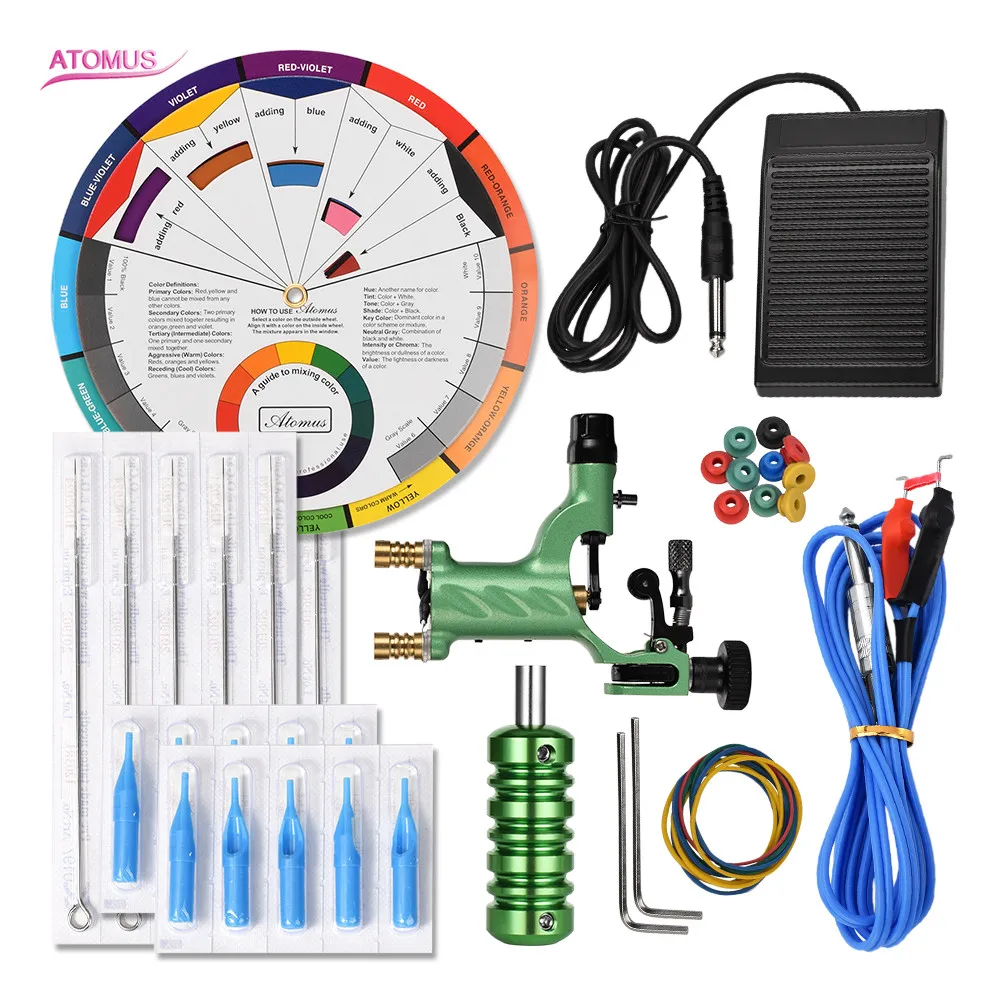 

Tattoo Machine Rotativa Tatouage Machines Tip Machine Permanent Kits Pen Rotary Tattoo Kits Iniciante Kit Tatuar Para Tatto Set