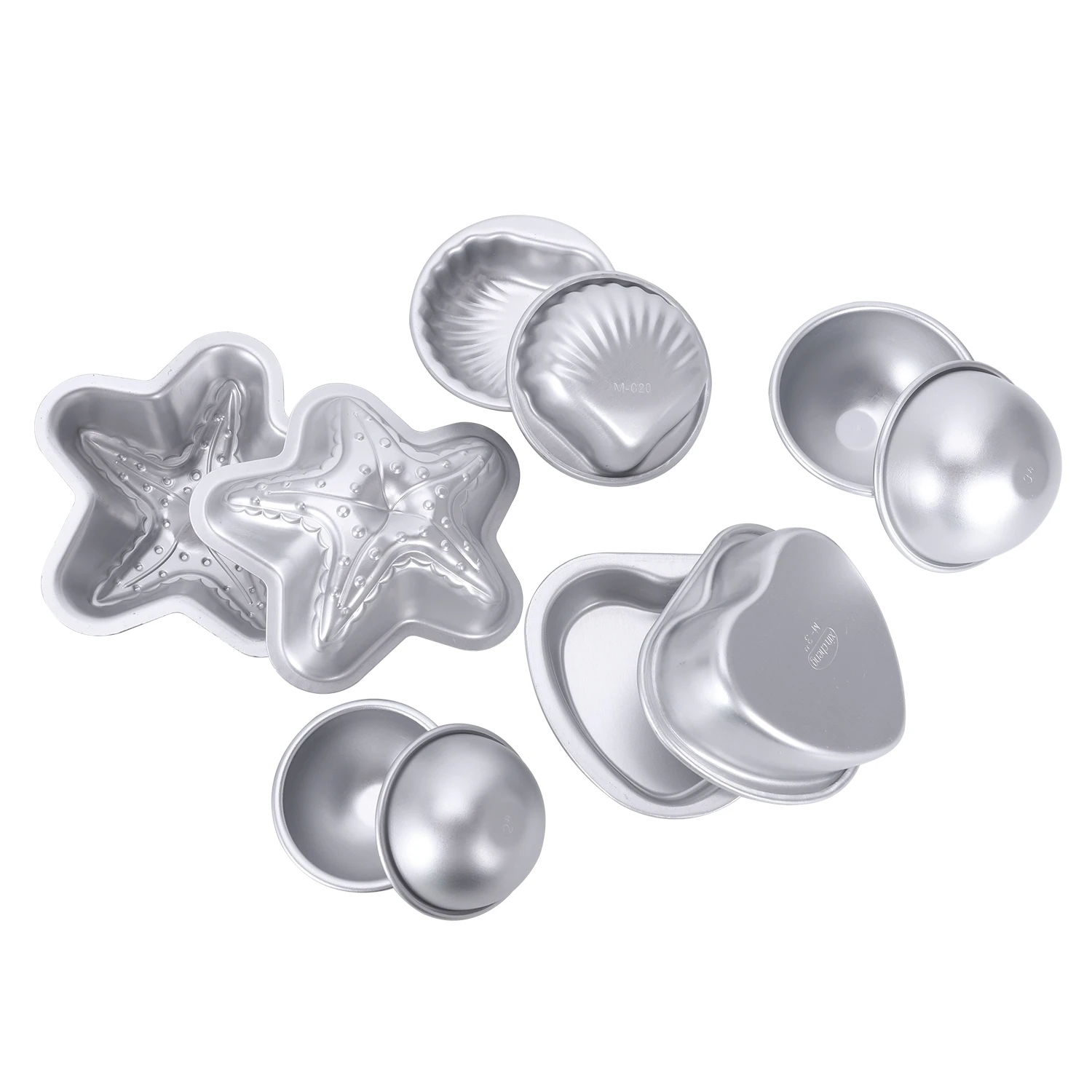 Металлические формы Бомбочки для ванны, набор из 5,2 в форме раковины ...