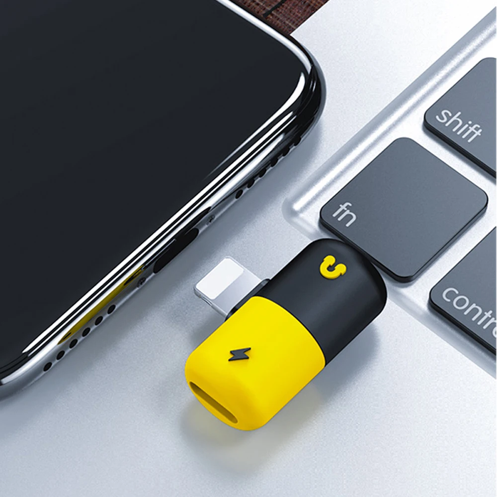 Kopen Voor iPhone X 7 8 Plus Audio Opladen Dual Adapter Splitter Kabel Voor Bliksem Jack naar Oortelefoon AUX Kabel Connector converter
