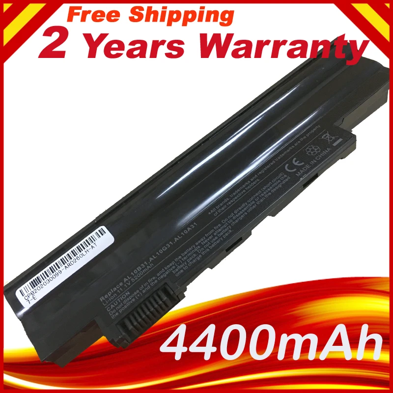 Аккумулятор для нетбука Acer Aspire One 722 AO722 D257 D257E AL10A31 AL10G31 6 ячеек|battery for acer aspire|battery acer6