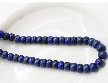 

loose beads lapis lazuli blue roundel 10mm 15inch FPPJ wholesale for DIY making jewelry amazing