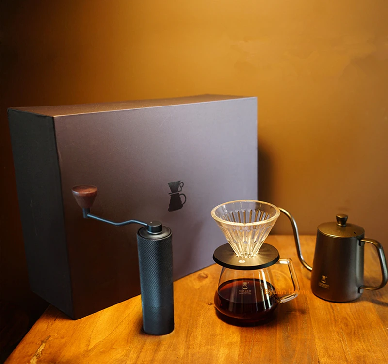 

Gift box MYM51 set Aerolite portable steel grinding core High quality handle design super manual coffee mill Dulex bearing