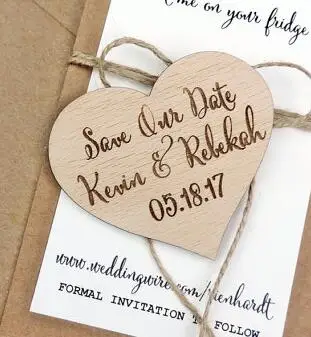 Personalized Wooden Magnets Ocean Wedding Birthday Baby Bridal