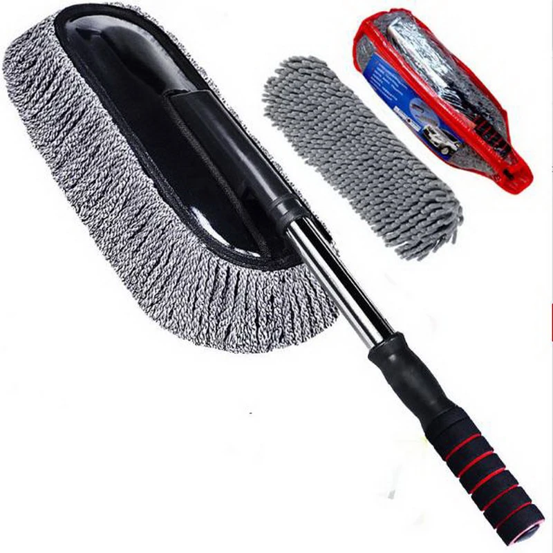 341234/Car cleaning mop/high quality stainless steel pipe Telescopic